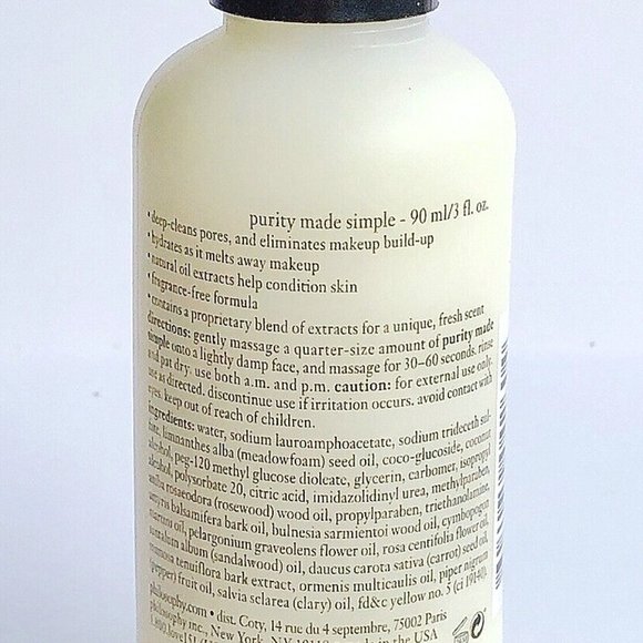 4 x Philosophy Purity Made Simple 3-in-1 Facial+Eye Cleanser 3 oz ea. Sealed - Picture 3 of 4